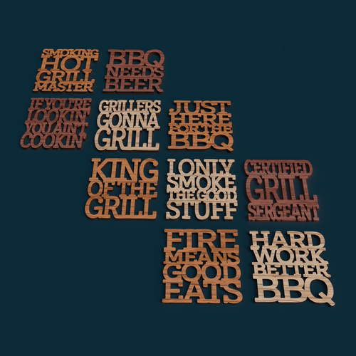 Barbecue Coasters