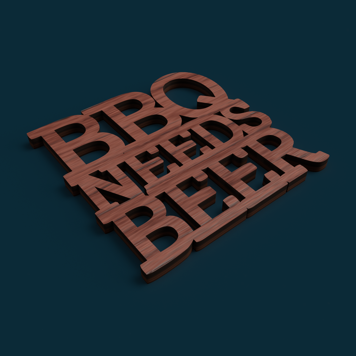 Barbecue Coasters