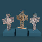 Hail Mary Picture Cross Traditional Version