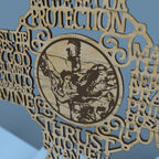 Saint Michael Archangel Picture Cross