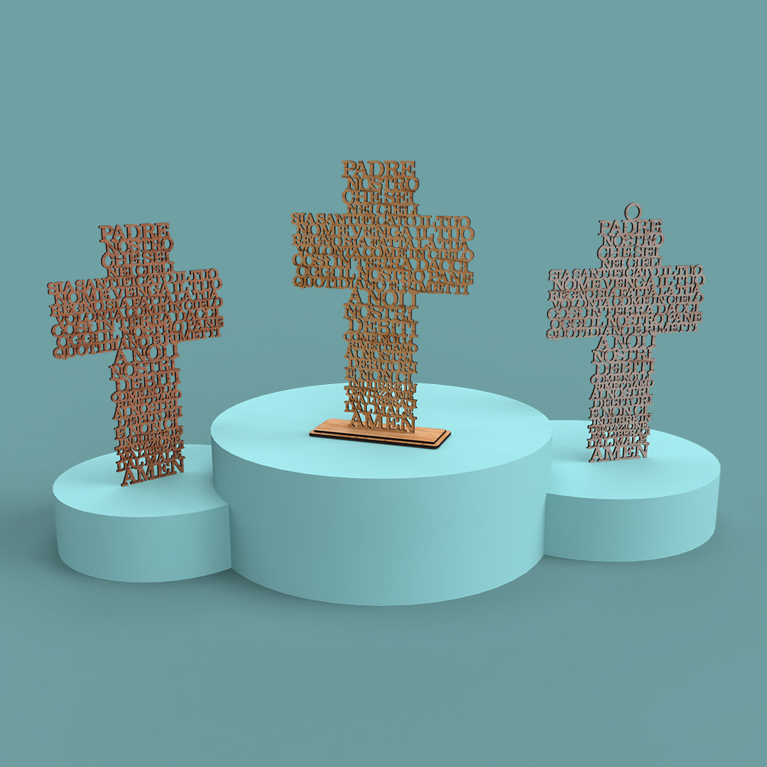 Padre Nostro Croce (Italian Lord's Prayer Cross)