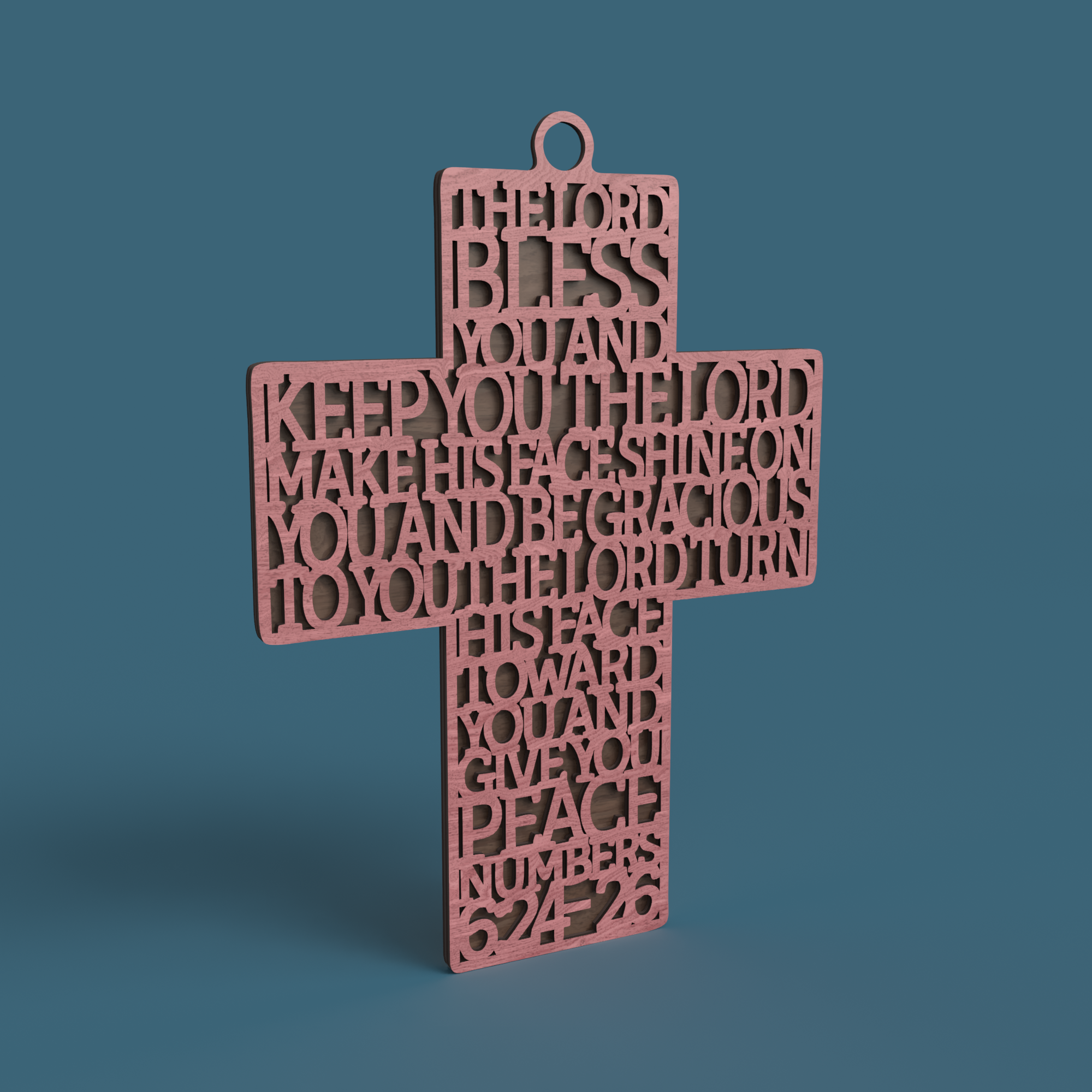Numbers 6:24 Cross The Lord bless you and keep you