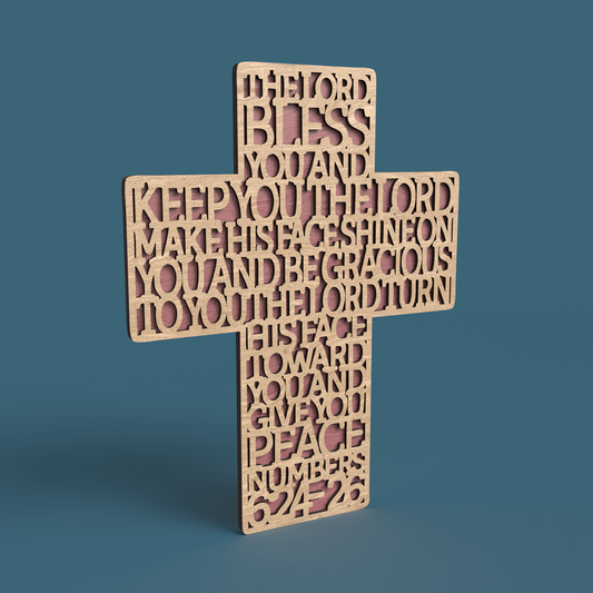 Numbers 6:24 Cross The Lord bless you and keep you