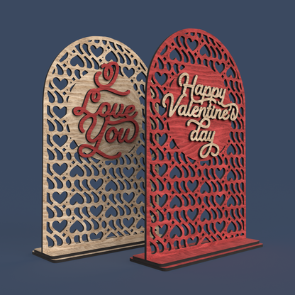 Valentine’s Lace Arch Sign