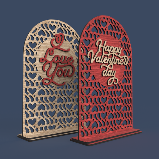 Valentine’s Lace Arch Sign