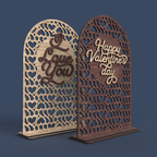 Valentine’s Lace Arch Sign