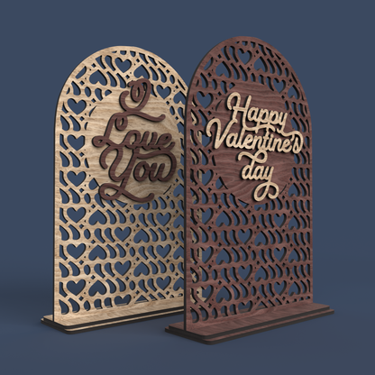 Valentine’s Lace Arch Sign