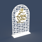 Valentine’s Lace Arch Sign