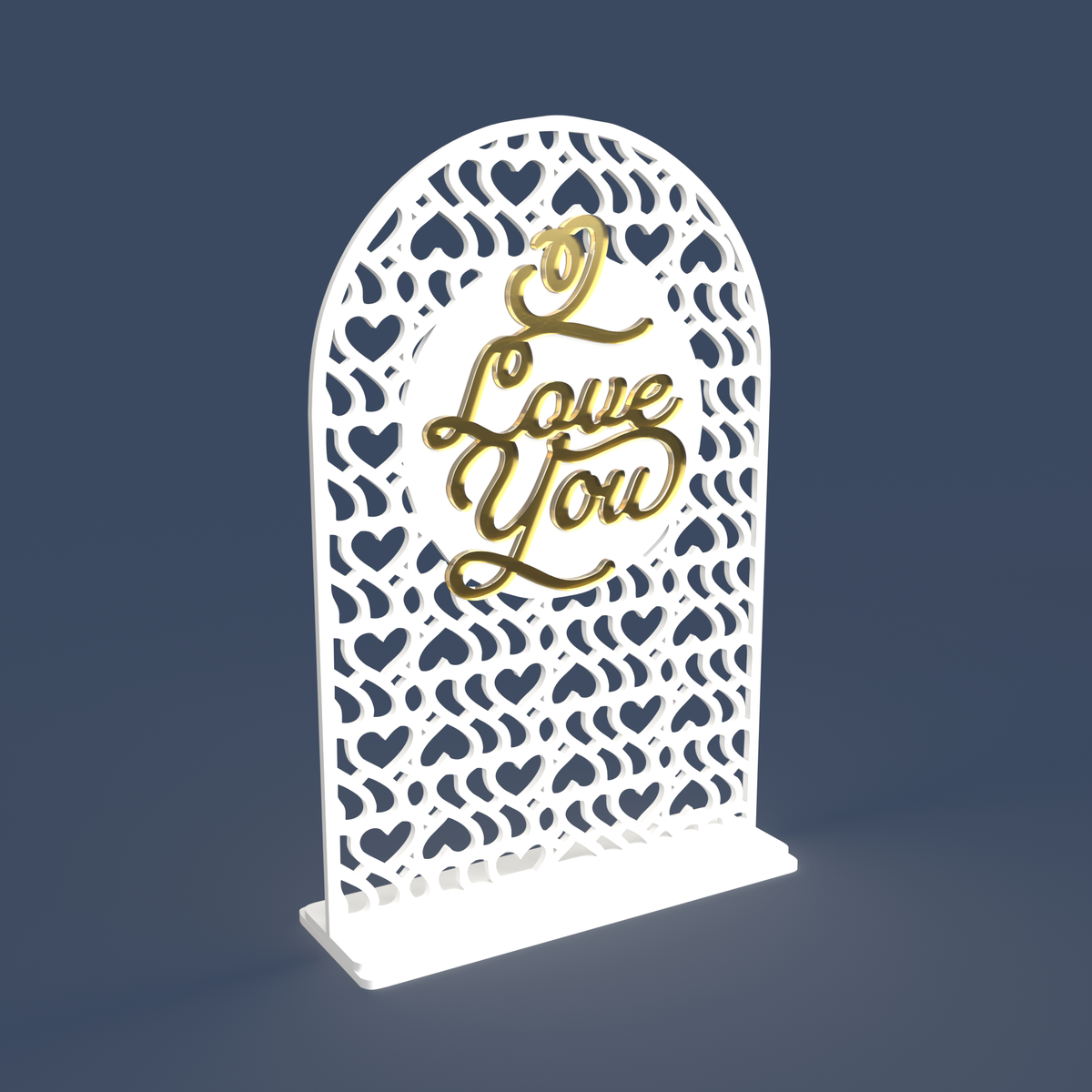 Valentine’s Lace Arch Sign