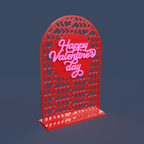 Valentine’s Lace Arch Sign