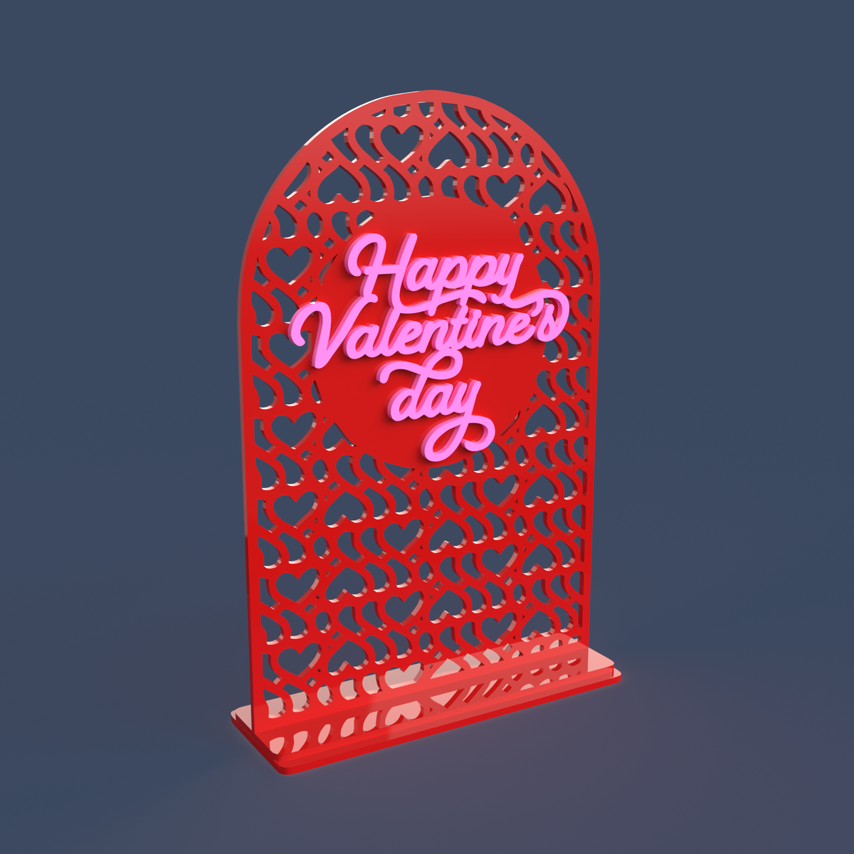 Valentine’s Lace Arch Sign