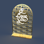 Valentine’s Lace Arch Sign