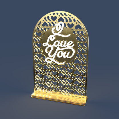 Valentine’s Lace Arch Sign