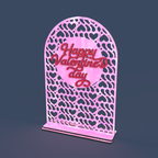 Valentine’s Lace Arch Sign