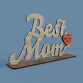 Mom & Best Mom Signs -Laser Cut File - The X Laser Files