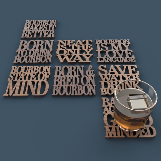 Bourbon Coasters