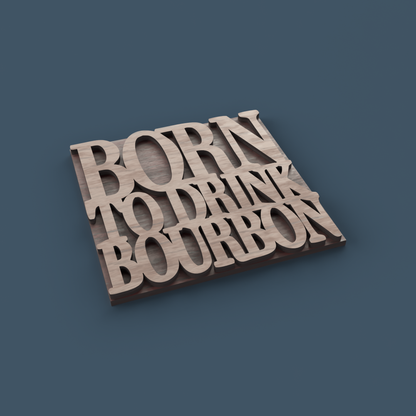 Bourbon Coasters