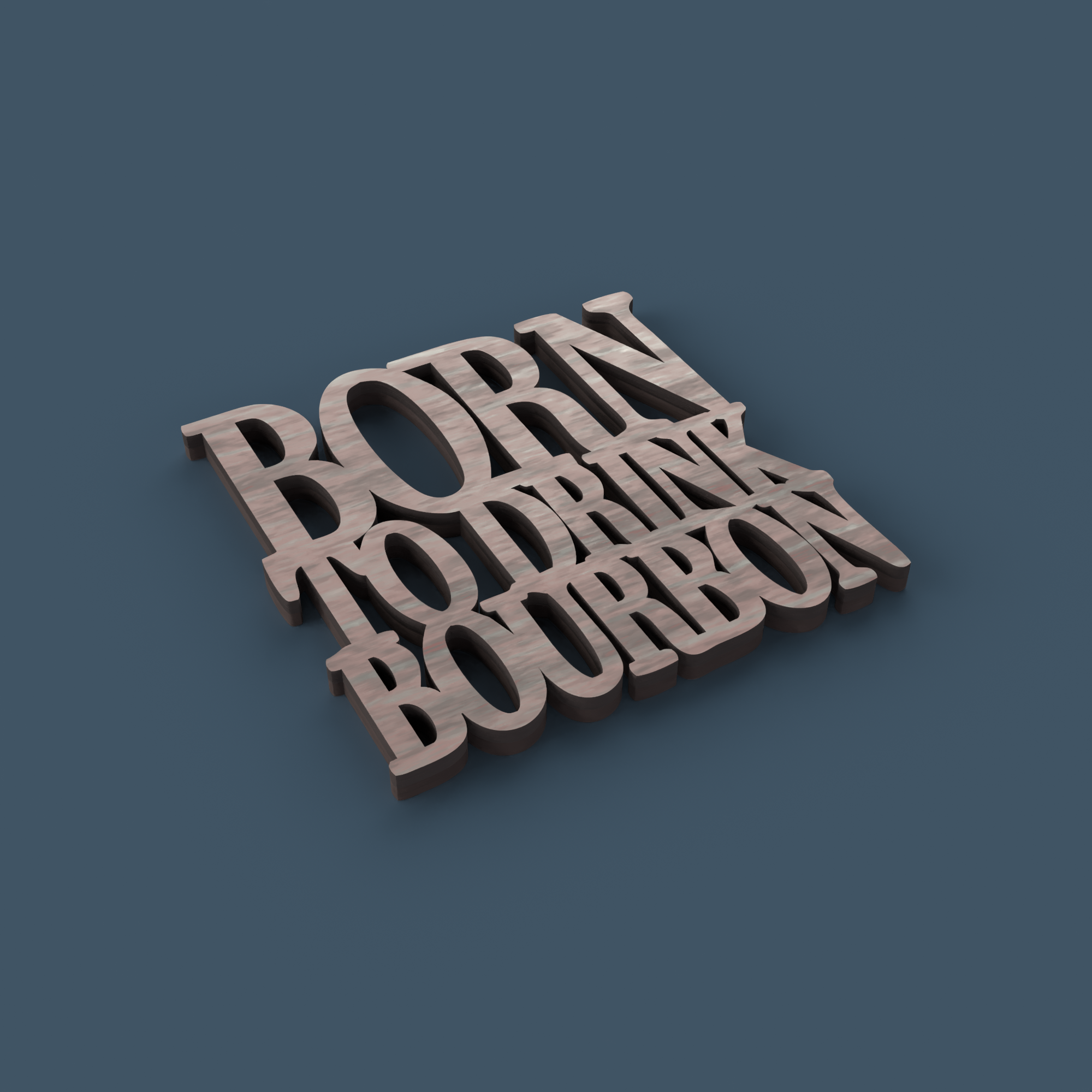 Bourbon Coasters