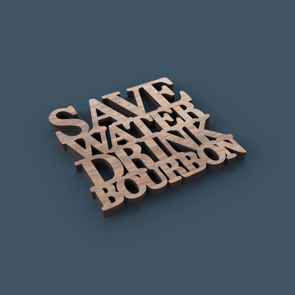 Bourbon Coasters