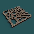 Posavasos para camping