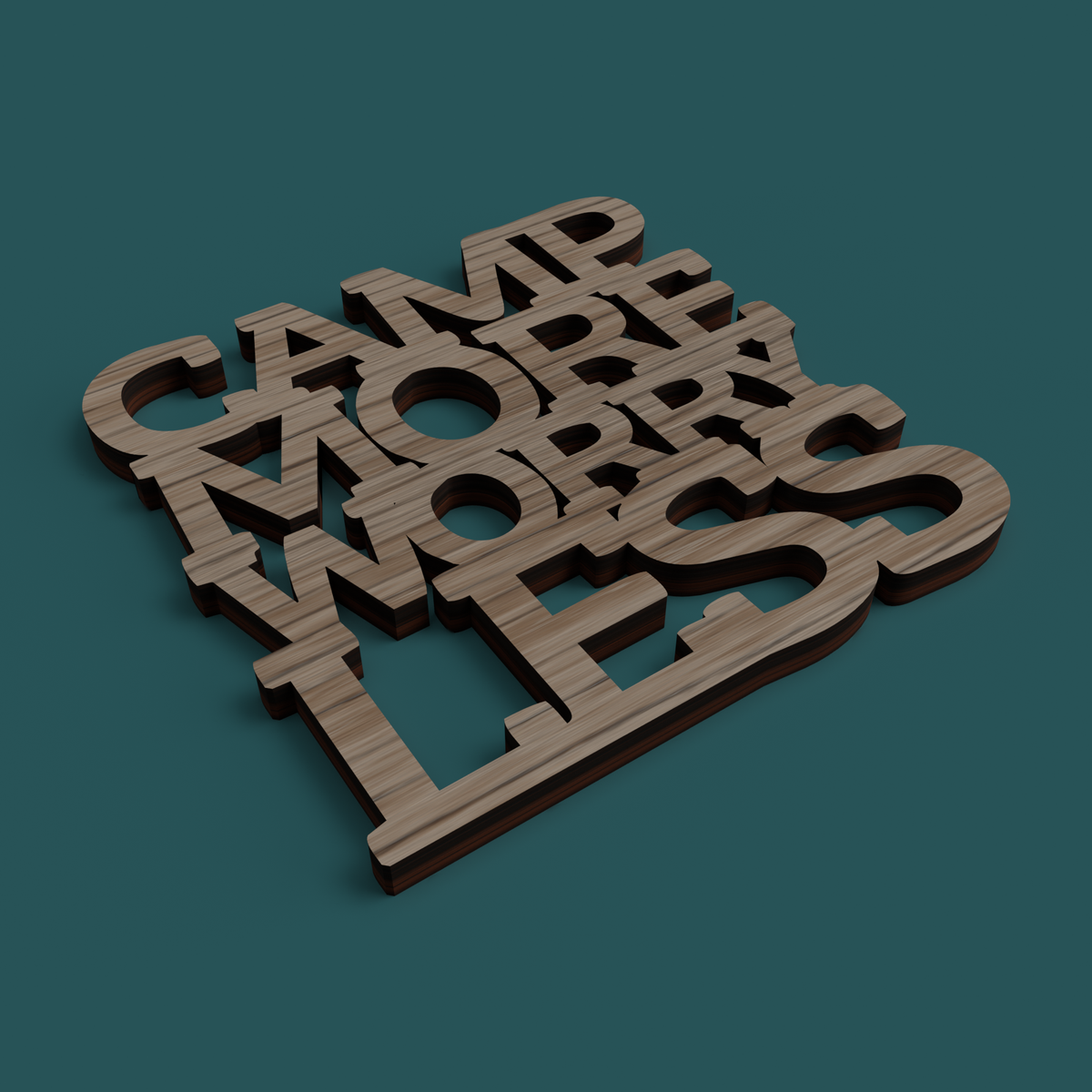 Posavasos para camping