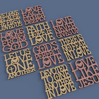 Christian Love Coasters