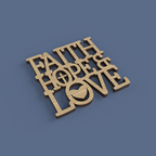 Christian Love Coasters