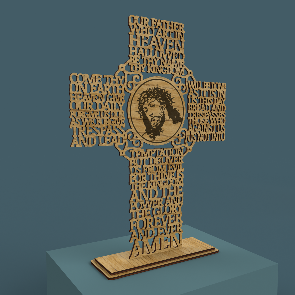 Padre Nuestro (Our Father) Versión Extensa del Cuadro de la Cruz