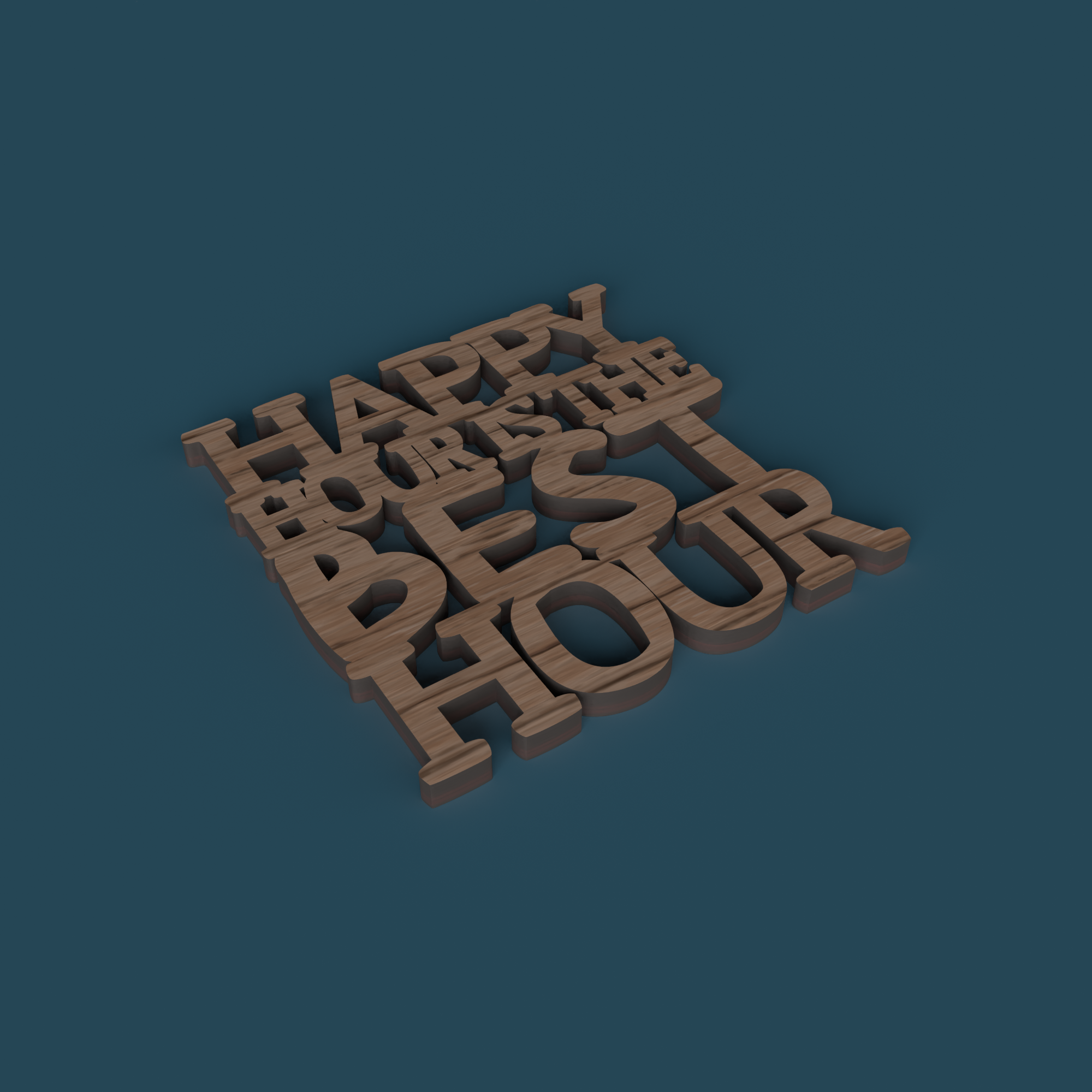 Don't f**k up the table coasters