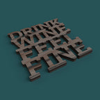 F**k it Open the Wine Coasters
