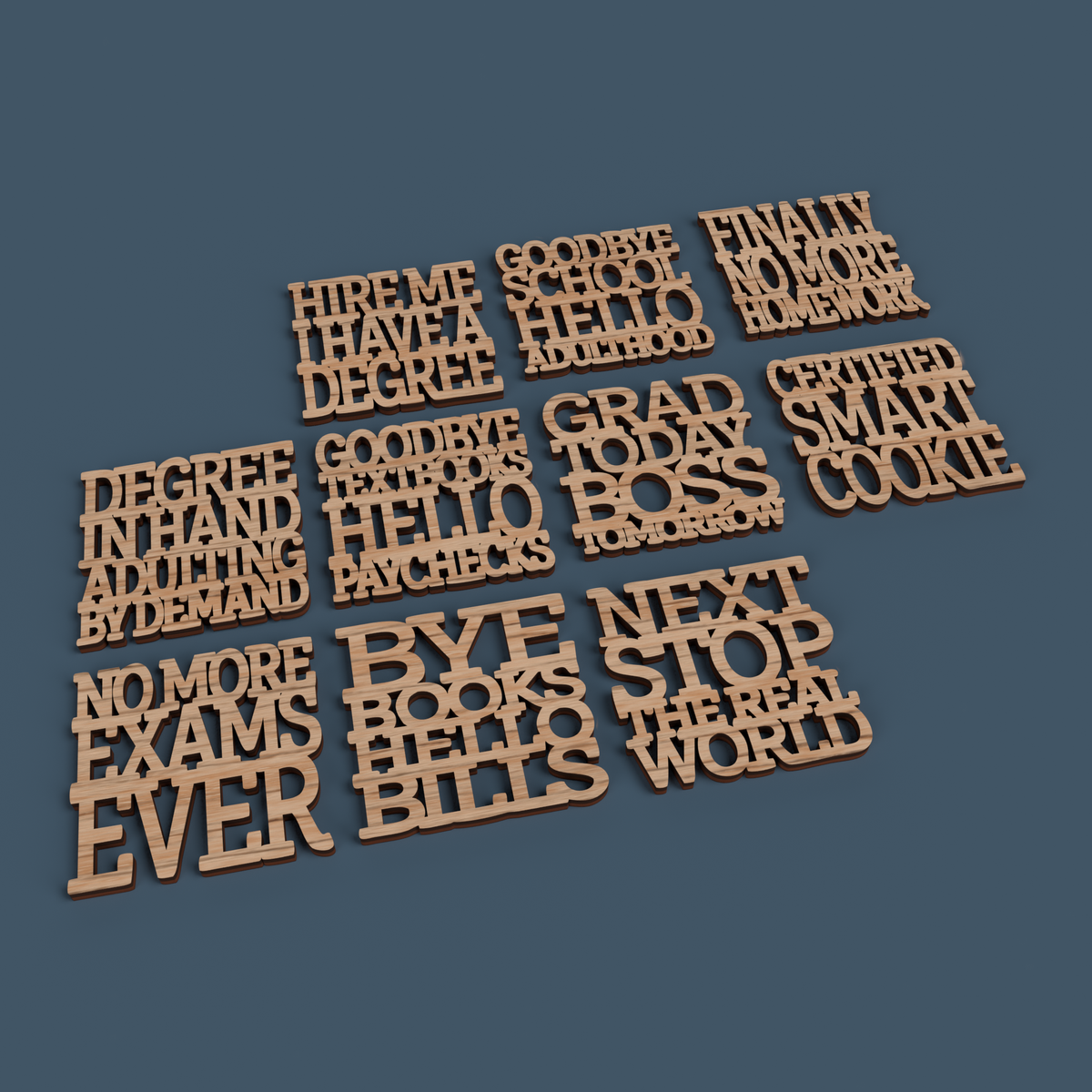 Graduation Coasters