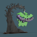 Happy Halloween Hanging Ghost