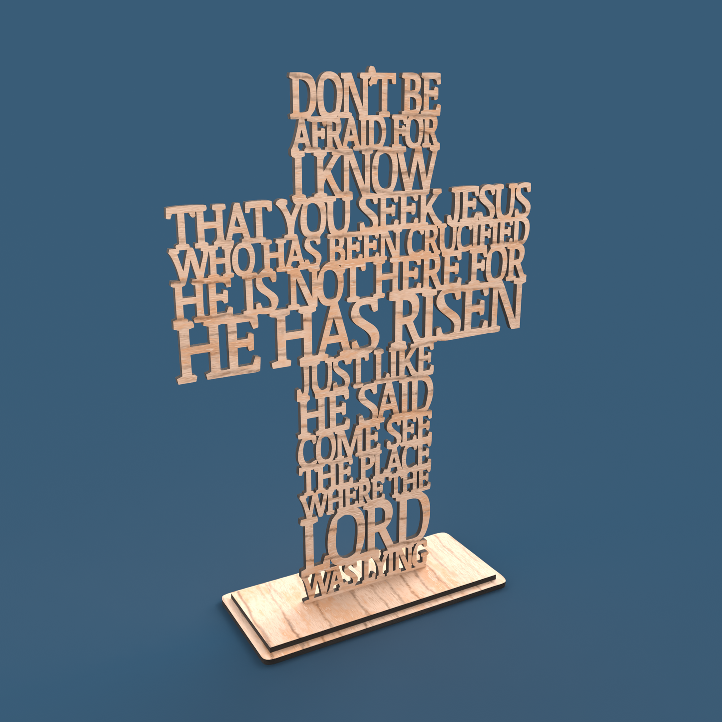 He has Risen (Matthew 28:5) Cross