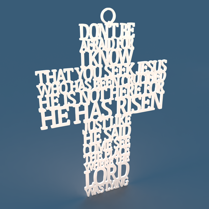 He has Risen (Matthew 28:5) Cross