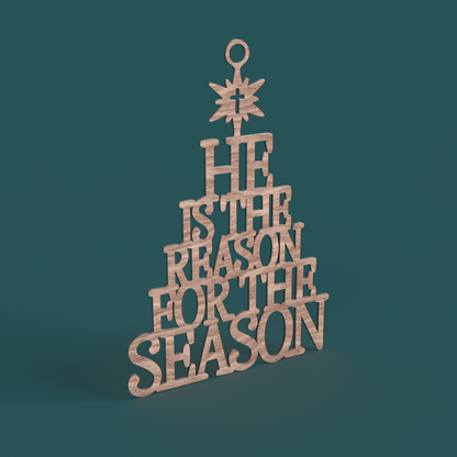 He is the Reason for the Season Christmas Tree