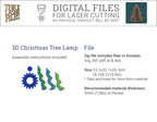 3D Christmas Tree Lamp