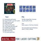 Barbecue Coasters