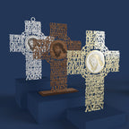 Lord's Prayer (Our Father) Picture Cross Traditional Version