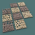 Matcha Coasters