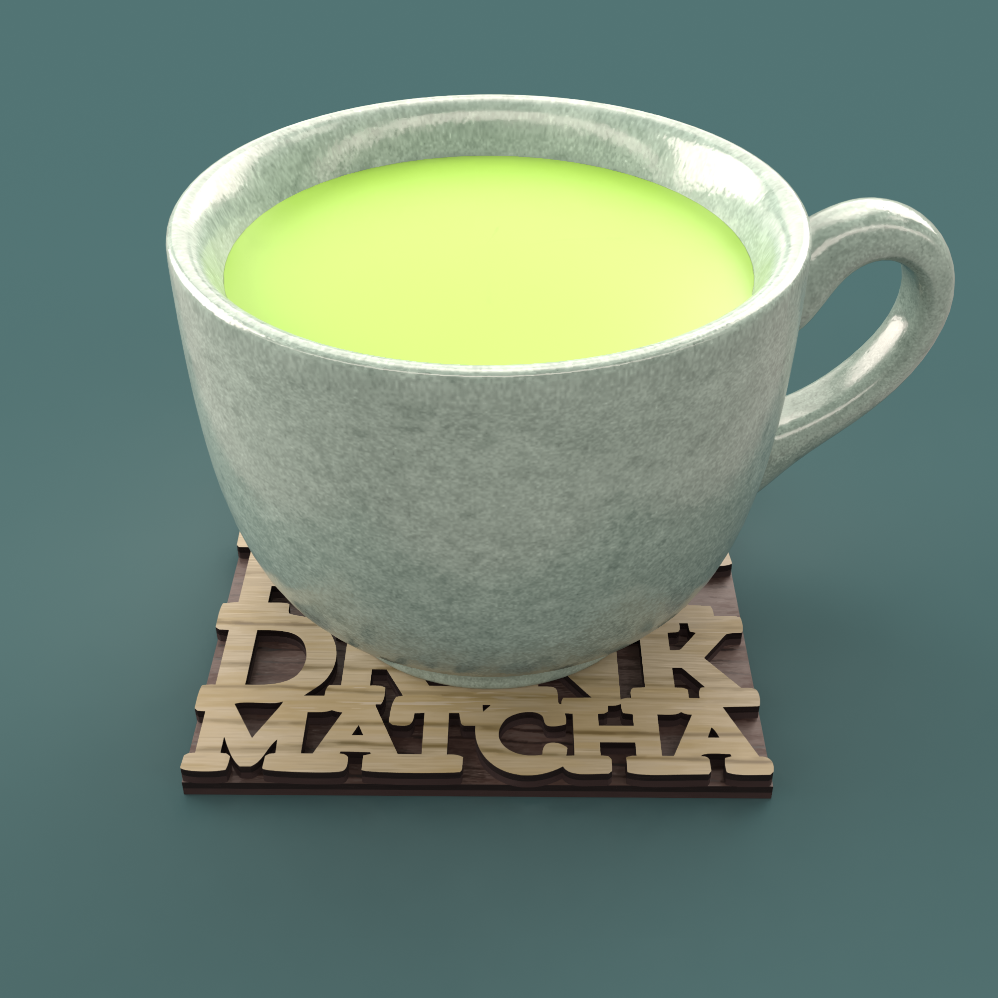 Matcha Coasters