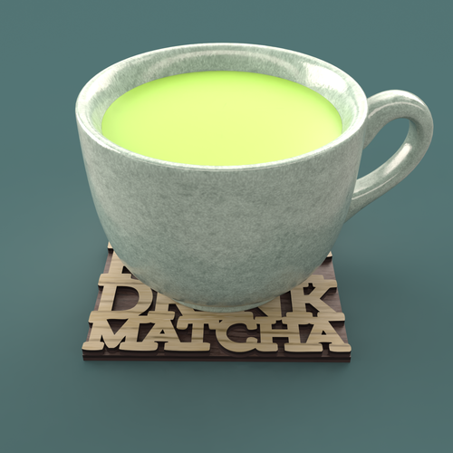 Matcha Coasters