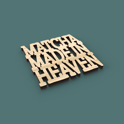 Matcha Coasters