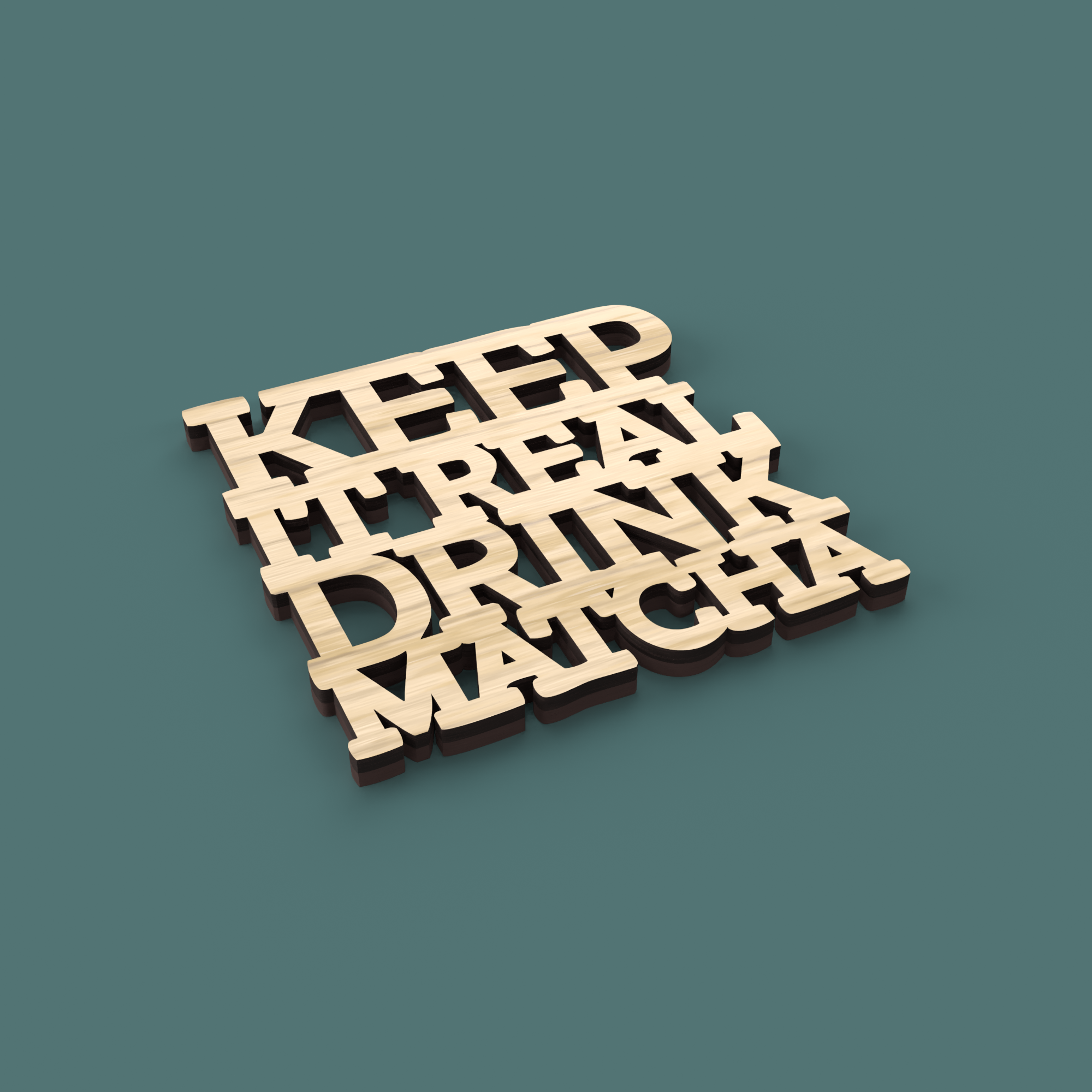 Matcha Coasters