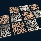 New Year's Eve Party Coasters