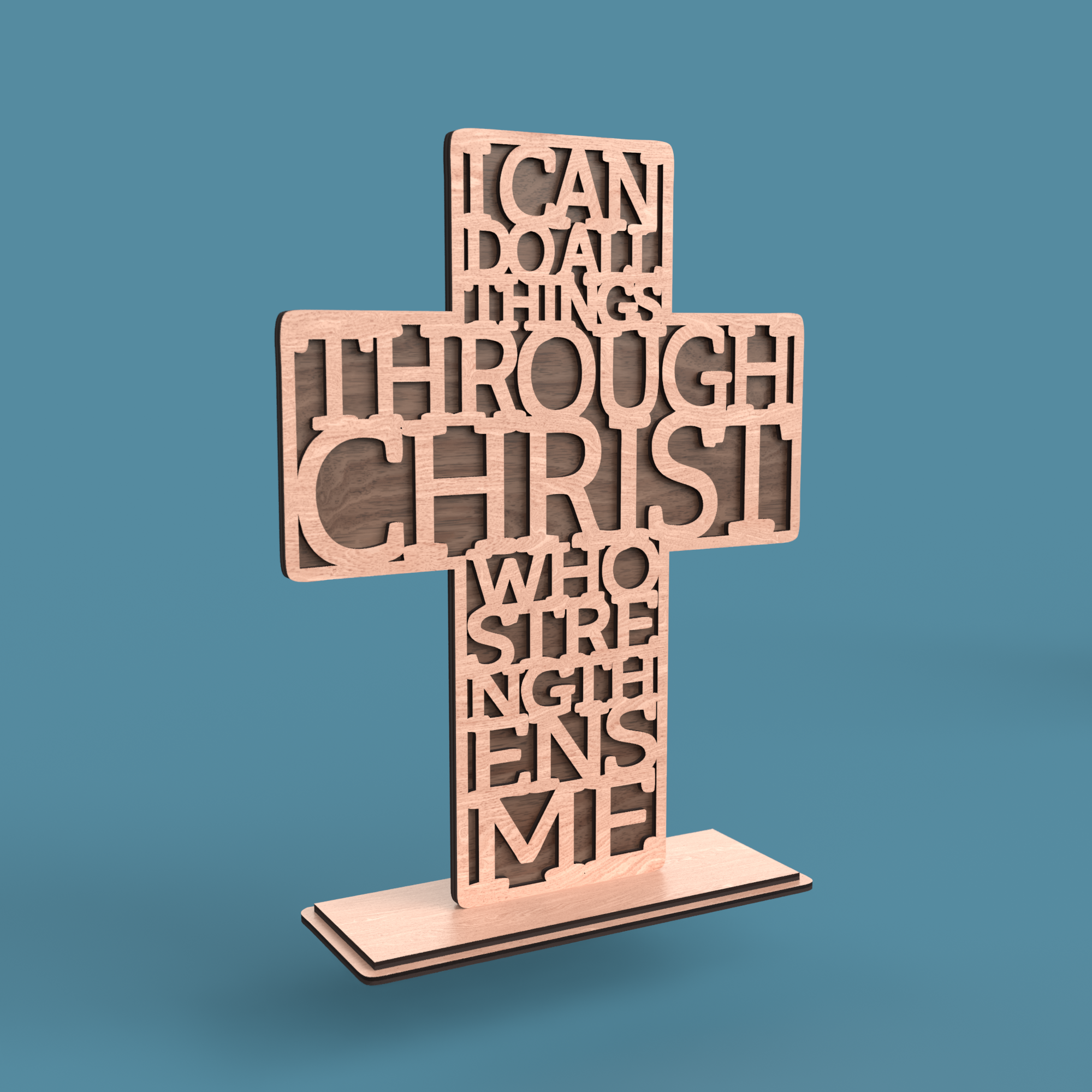 Philippians 4:13 I can do all things through Christ Cross