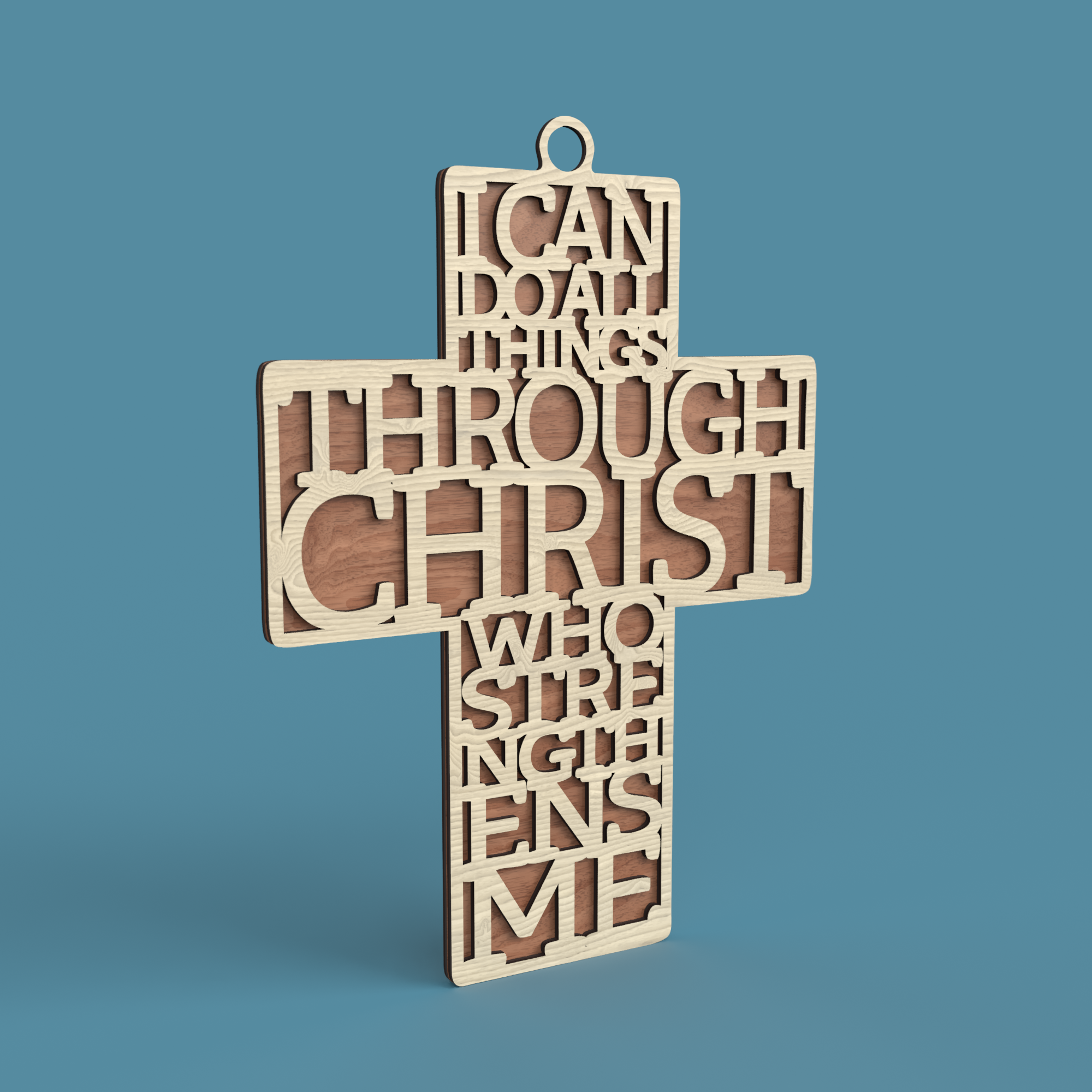Philippians 4:13 I can do all things through Christ Cross