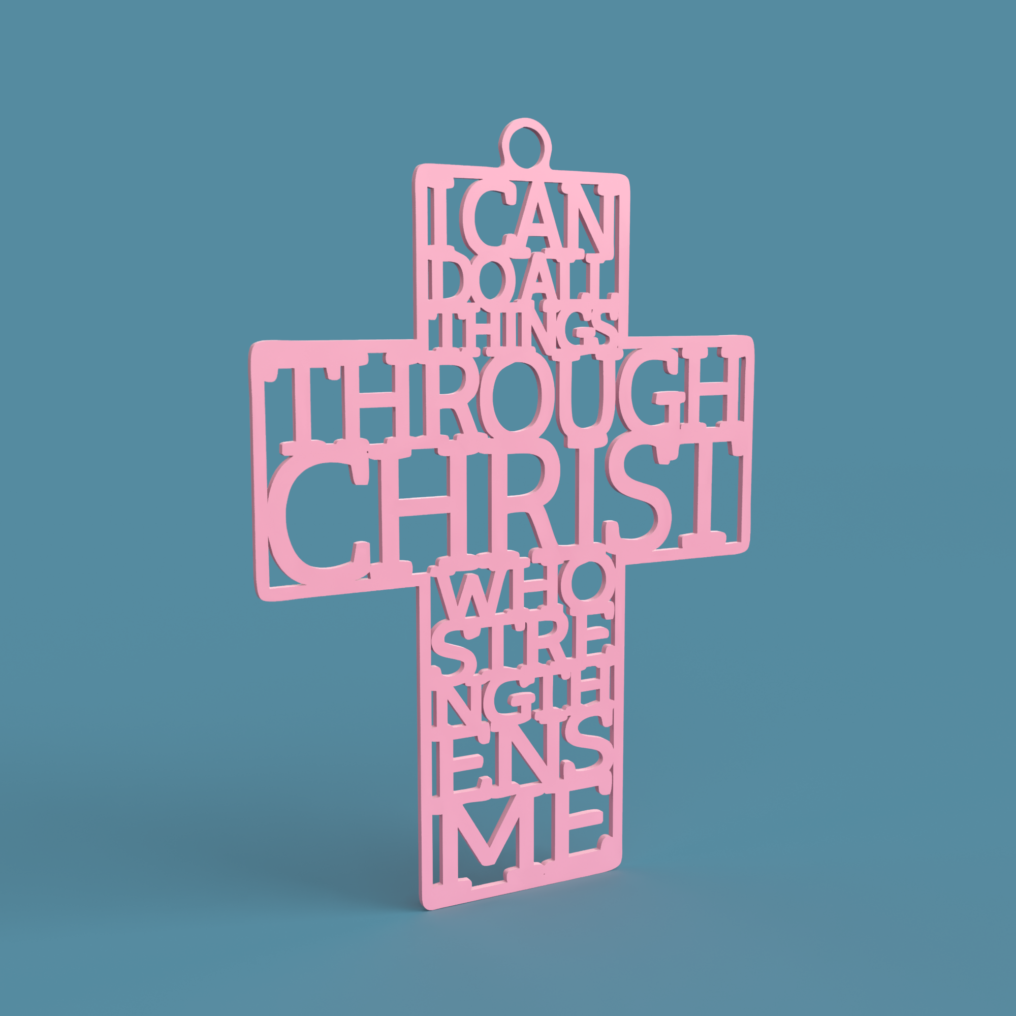 Philippians 4:13 I can do all things through Christ Cross