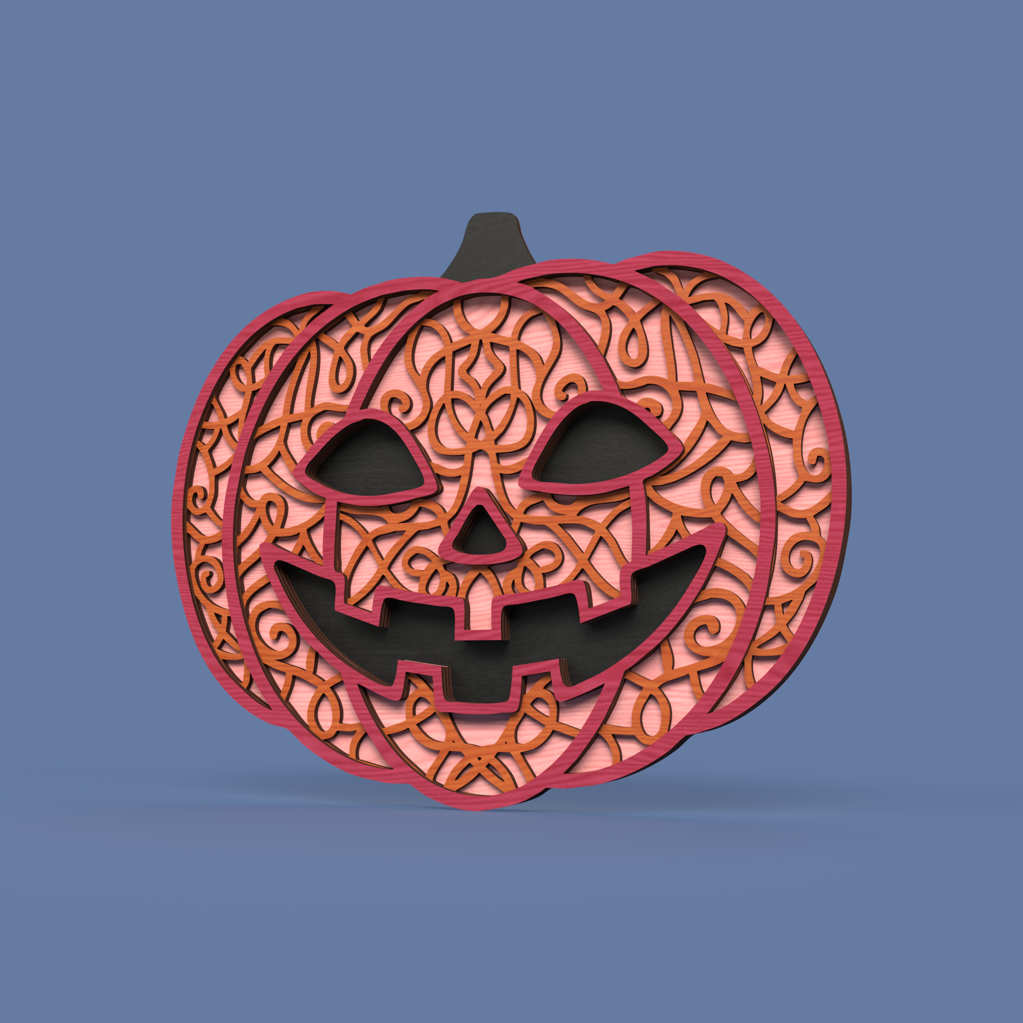 Multilayer Halloween Pumpkin
