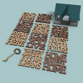Realtor Coasters -Laser Cut File - The X Laser Files