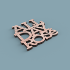 Rosé Wine Coasters